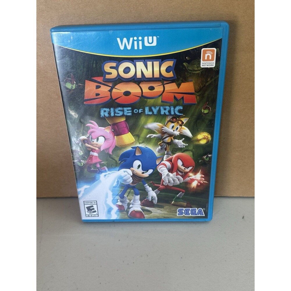 TESTED Sonic Boom Rise of Lyric (Nintendo Wii U, 2014) Complete W/ Manual CIB